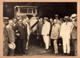 Foto da cerimônia de apresentação do Bandeirante, em janeiro de 1929 (fonte: Jason Vogel).