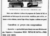 Nota de Boas Festas publicada pela fábrica Santa Catarina em dezembro de 1958.