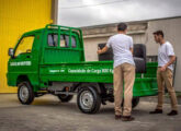 Hitech e.coTruck, com 1,2 t de capacidade.