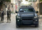 Cabine-dupla Chevrolet S10 blindada para a Polícia Rodoviária Federal.