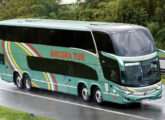 Um G7 DD em chassi Scania K 440 IB operado pela Ancora Tur, de Barracão (PR) (foto: Renato Oliveira de Araújo / onibusbrasil).