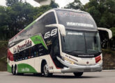 Um DD em chassi Volvo B430R exportado para a Bolívia em 2022.