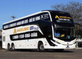 DD G8 sobre Volvo B460R da Viação Amarelinho, de São Paulo (SP), circulando por Porto Velho (RO) em julho de 2025 (foto: Marcos Cabral Filho).