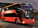 Paradiso DD pertencente à Catedral Turismo, de Brasília (DF), também utilizando mecânica Volvo B420R (foto: Fabrizio Fregnan).