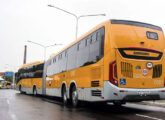 Outro ônibus da mesma série em vista ¾ traseira (foto: Artur Backes / clubedoonibus).