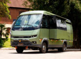 Surpreendendo a todos, em novembro de 2024 a Marcopolo ingressa no mercado de motorhomes com o bem cuidado Nomade (fonte: Jorge A. Ferreira Jr.).