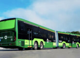 Além dos cinco Volvo, os operadores de Goiânia receberam 16 Attivi articulados em chassi BYD (fonte: portal diariodotransporte).