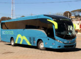 Um dos 36 Viaggio G8 900 em chassi Mercedes-Benz OF-1721 com suspensão pneumática na frota da empresa SC Minas, de Alfenas (MG) (foto: Mateus C. Barbosa / onibusbrasil).