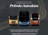 Mais uma conquista da Marcopolo: Empresa do Ano no Prêmio AutoData 2025; a propaganda é de dezembro.