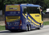 Paradiso LD em chassi Volvo B420R operado pela Transporn Transportes, de Itá (SC), aqui a serviço da agência Vivaton Viagens, de Meridiano (SP) (foto: Ezequiel Vicente Fernandes / onibusbrasil).