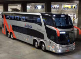 DD em chassi Mercedes-Benz O500 RSDD do Expresso Maringá, da cidade paranaense homônima, partindo da rodoviária de Cruzeiro do Oeste (PR) (foto: Fabrizio Fregnan / bestbus).