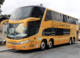 G7 1800 DD em chassi Scania K 400 IB 8x2 pertencente à empresa Santa Izabel, de Unaí (MG) (foto: Marcos Lisboa / onibusbrasil).