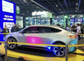 Maquete do modelo 459 no stand da Lecar no Eletrocar Show (foto: portal primoauto).