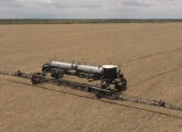 Pulverizador Overlander 18.000, durante testes de campo em Luís Eduardo Magalhães (BA), em 2024 (fonte: portal revistacultivar). 