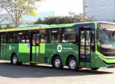Um dos 50 Apache Vip V sobre chassi VW 22.260 S 6x2, em 2024 integrados ao sistema metropolitano de transportes de Goiânia (GO).