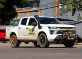Picape S10 WT do Ministério da Saúde, alocada ao Serviço de Saúde Indígena, fotografada em julho de 2025 em Porto Velho (RO) (foto: Marcos Cabral Filho).